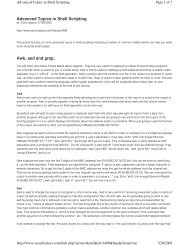 Sed And Awk 101 Hacks Ebook